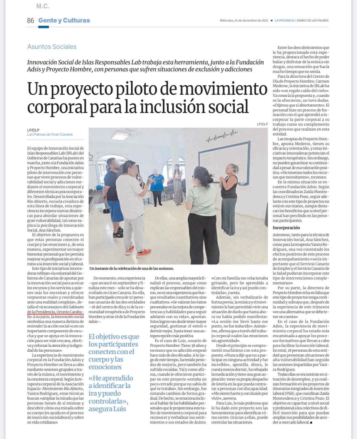 Artículo de prensa